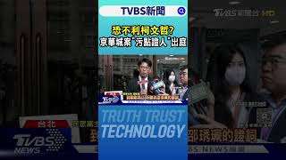 恐不利柯文哲? 京華城案「污點證人」出庭｜TVBS新聞網 @tvbsnews24live