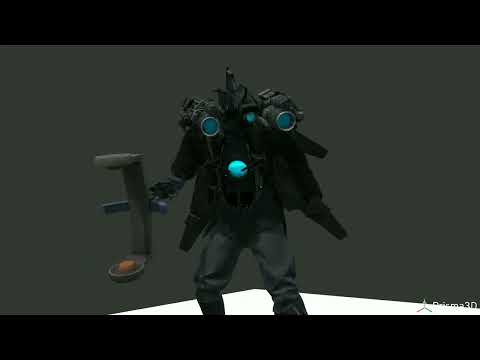 Upgraded Titan Cameraman Animation Test【Prisma 3d】