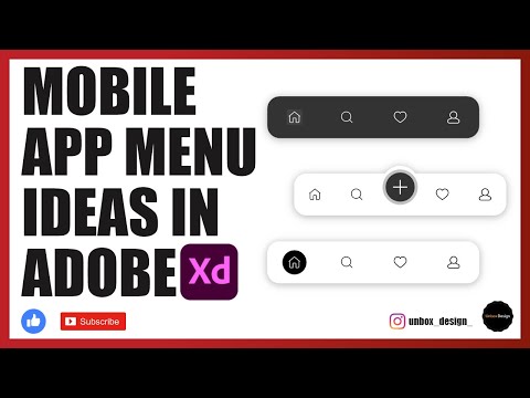 Adobe XD Tutorial: Mobile App Menu Ideas