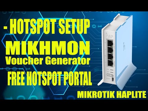 Mikrotik Hotspot setup with Mikhmon & Free portal