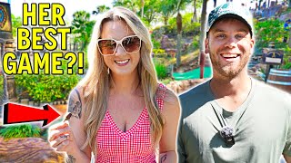 Elisha's CRAZIEST Game Yet! - Pirate's Cove Orlando Mega Mini Golf Match!
