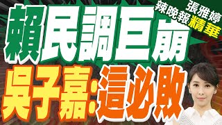 美麗島民調:賴清德不滿意度56.6%、54.9%不支持連任｜賴民調「30%跑掉了」  吳子嘉驚呼：2026必敗｜蔡正元.郭正亮.栗正傑深度剖析?【張雅婷辣晚報】精華版 @中天新聞CtiNews