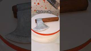 Real or Cake funny challenge #trynottoreact #duet #food #mukbang #asmr #shorts #cakeorfake  #cake