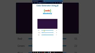 Coding hub.                                                  Color Generation Using JS