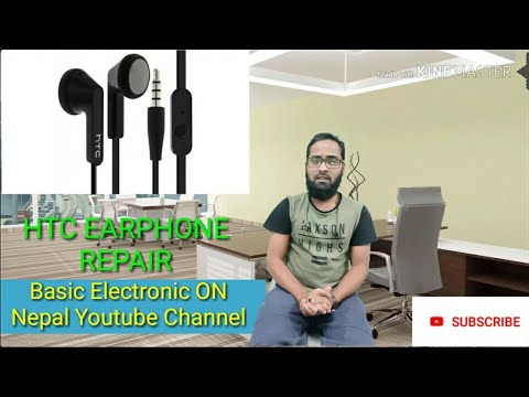 HTC#HOW TO REPAIR  HTC EARPHONE  IN HINDI