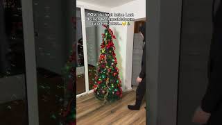 Transform your space with the Pop-Up Christmas Tree 🎄 #EasySetup #HolidayMagic