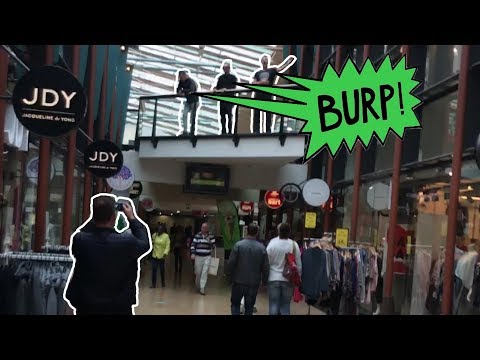 Extreme Burping In Public 9 With Friends / Terrorising The Shopping Mall