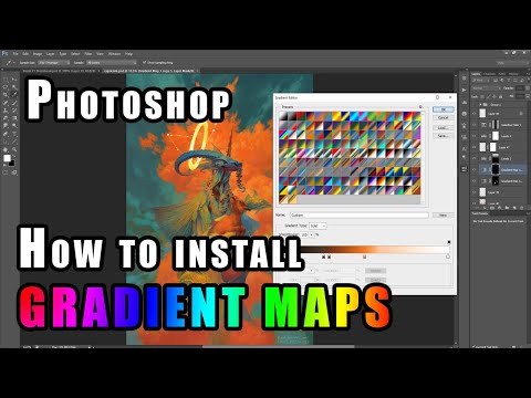 How to install Gradient Maps in Photoshop