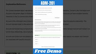 ADM-201 Certification Exam Dumps - Current and Totally free