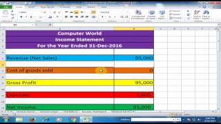 Excel Accounts : How to Create Simple Accounting Software in Microsoft Excel [Urdu / Hindi]