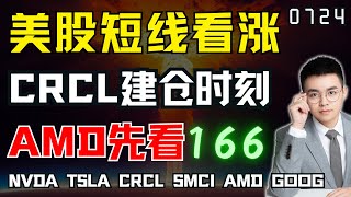 Can CRCL buy at the bottom be successful? AMD's short-term buying point, look at 166 first!