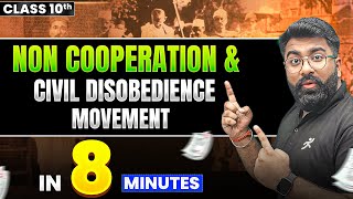 Differences Between Non-cooperation Movement and Civil Disobedience Movement | Class 10 | Gautam Sir