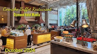 Corniche Buffet Restaurant in Diamond Hotel Manila | October 2024