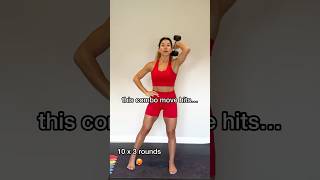 If your obsessed with combo moves then subscribe to my channel 💪🏼 #combomoves #toneup #homeworkout