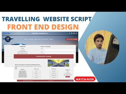Best Travell website Design in  HTML, CSS, JavaScript #websitedevelopment #frontenddesign