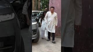 Anu Malik With Daughter Ada Malik Attend At Prayer Meet Of Debu Mukerji. #anumalik t#spotted