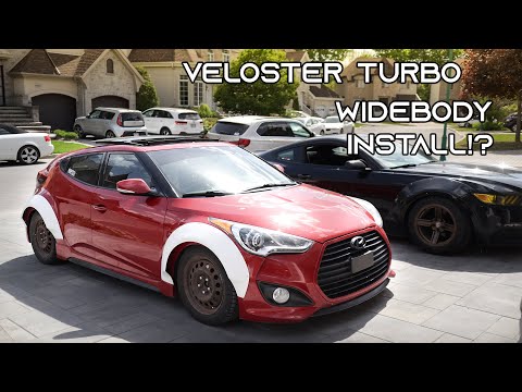 LET'S PUT HOLES INTO THE CAR!! | VELOSTER WIDEBODY KIT