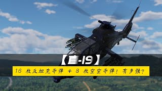 16枚反坦克导弹+8枚空空导弹！直 -19轻型武直的火力配置有多强？