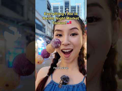 Best Street food at Taiwan Night Market