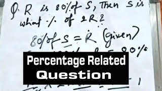 ✅Percentage Related Question/Formula | Percentage Problems Tricks and Shortcuts |