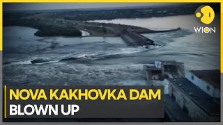 Ukraine says Russian forces blew up Nova Kakhovka dam in Kherson | Russia-Ukraine War | WION