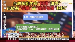 疫情蔓延 台股逢低布局策略？ 財經大白話 20200205