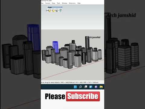 Speed Up Your Workflow:Create Buildings in SketchUp with Magiz Plugin#3ddesign #architects #sketchup