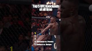 TOP 5 UFC KNOCKOUTS EVER! 🥊