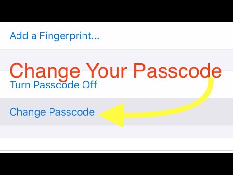 How to Change the Passcode on the iPhone