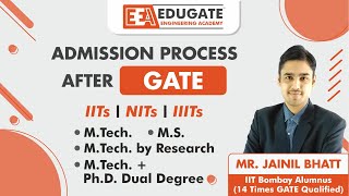 Admission Process after GATE | Higher Education Opportunities through GATE | IITs | NITs