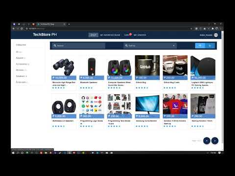Short Demo TechStore PH Customer Side(Laravel and VueJS)