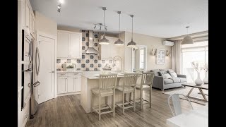 Explore Classic Kitchen and Bathroom in Palliser condo | Zen Living Kitchen & Bath
