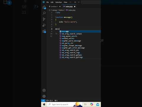 function in php #coding #viralshorts #shorts #development