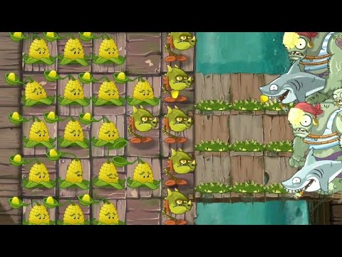 Plants vs Zombies 2 : Pirate Seas - Day 8 vs Boss (Pvz 2)