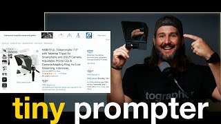 Ultra-Portable Prompter - Exactly What I Needed for Handheld Filming