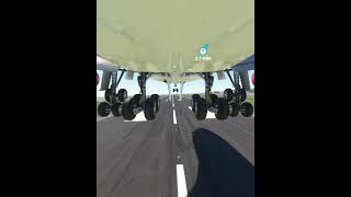 Very Strong Winds upon landing #shorts #aviation #landing #airport #msfs2024 #flight #airplane