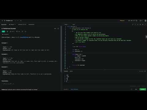 LeetCode Palindrome Number Solution in Kotlin | Live Coding
