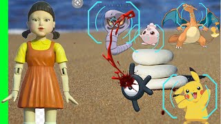 SQUID GAME DOLL vs. POKEMON #squidgame