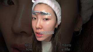 I NEVER THOUGHT ID BLEACH MY BROWS.... #eyebrows #bleach #glowup