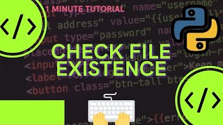 Python has inbuilt method to check file exists inside folder or not  #Shorts