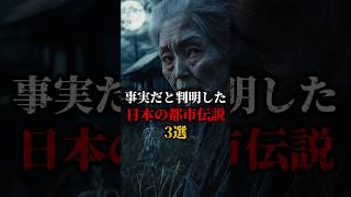 事実だと判明した日本の都市伝説3選#ミステリー #都市伝説 #歴史