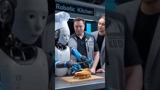 🍔 Would You Let a Robot Cook for You? #RobotAI #robotics #tech #funny #robotai  #bostondynamicsrobot