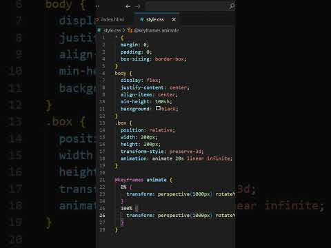 Create 3D Rotational Cards Animation with CSS