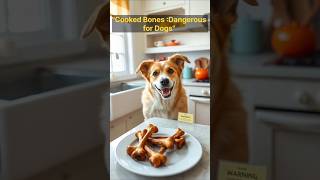 Cooked Bones Dangerous for Dogs #pet #dogcare #petlover