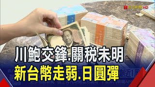 川鮑交鋒美元震盪.關稅未明資金避險!日圓暴衝靠攏147創近1周高.新加坡元成新寵｜非凡財經新聞｜20250722