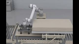 SMART FACTORY 로봇팔 로봇자동화 도어피 자동 접착 Aubo, Dobot, Dorna