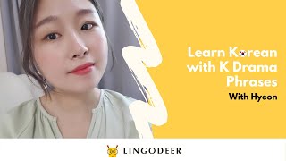 Learn Korean K Drama Phrases! Korean Basics with LingoDeer ↓