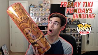 Freaky Tiki Fundays Funko Pop Mystery Box Unboxing | Damaged Box!