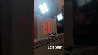 #Exitsign #emergencylight