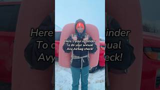 Check those airbags! #avalanche #awareness #backcountry #safety #skiing #snowboarding #snowsports